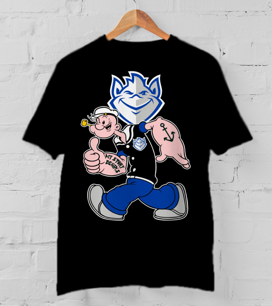 Saint Louis Billikens Popeye My Story Begins T-Shirt