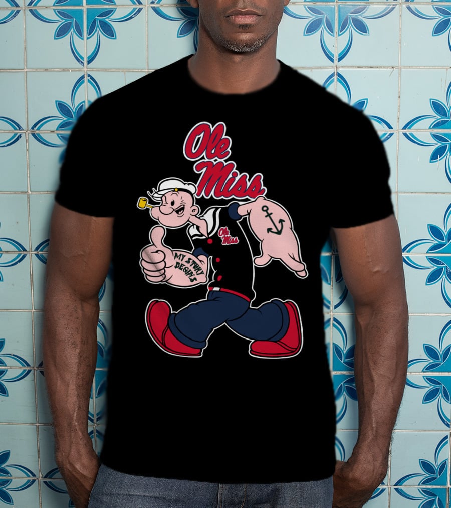 Ole Miss Rebels Popeye My Story Begins T-Shirt