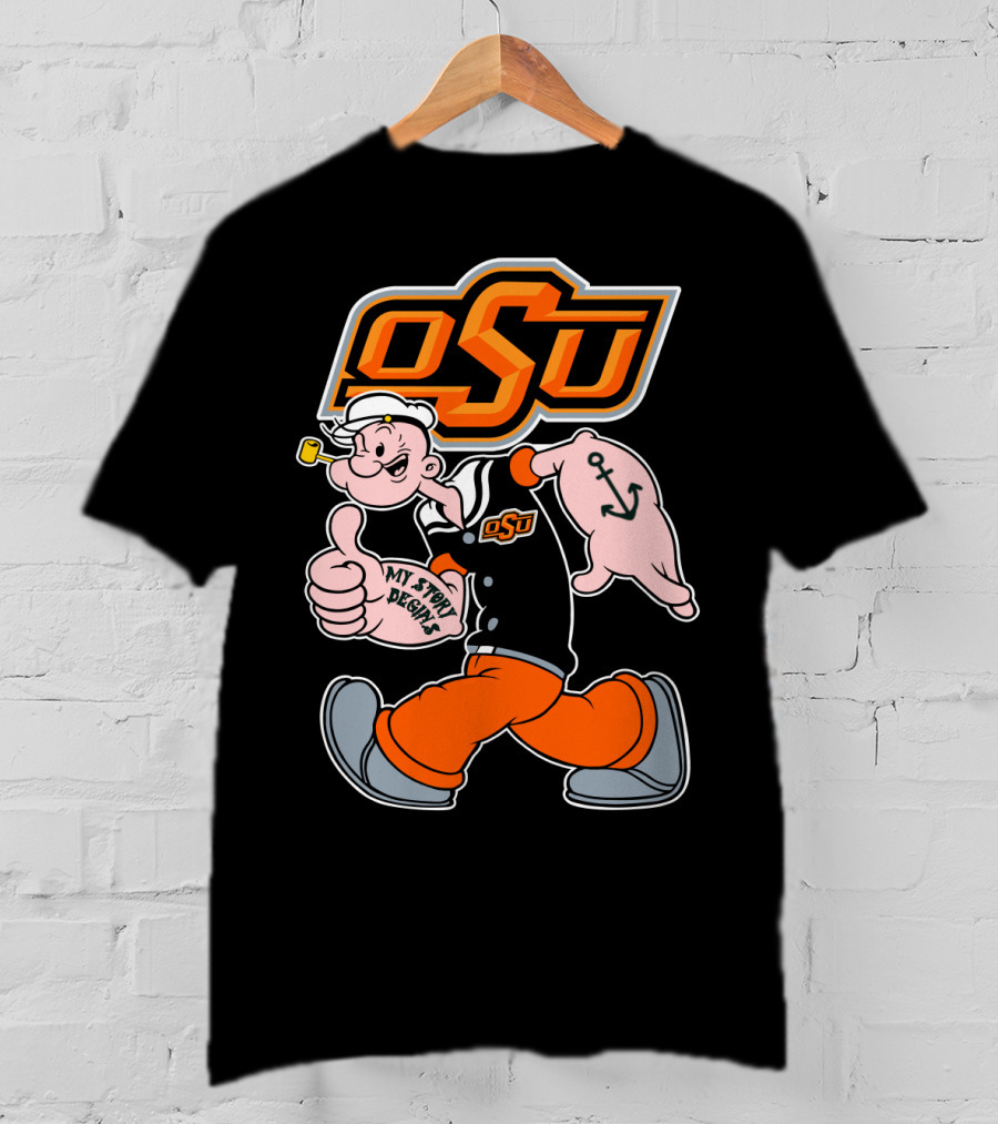 Osu Cowboy Popeye My Story Begins T-Shirt