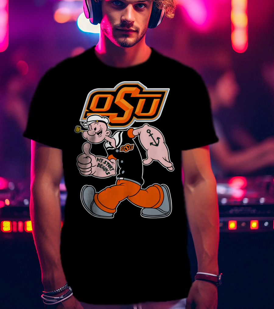 Osu Cowboy Popeye My Story Begins T-Shirt