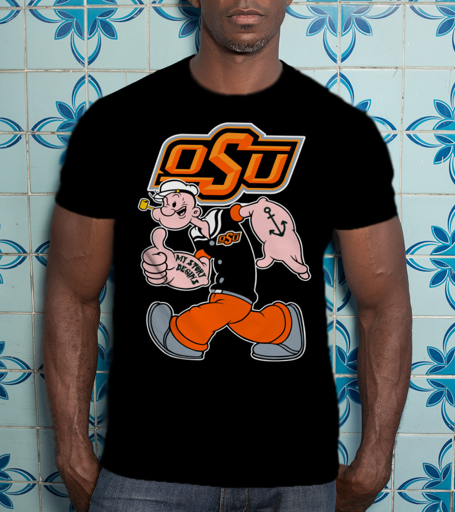Osu Cowboy Popeye My Story Begins T-Shirt