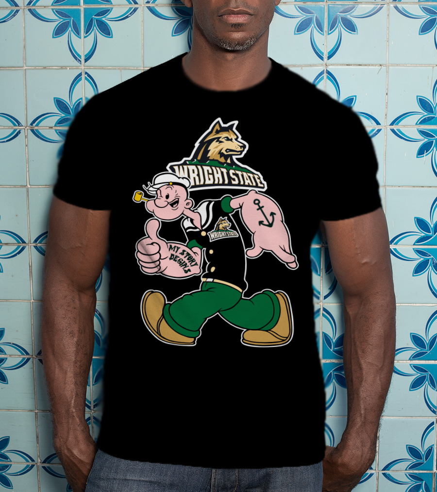 Wright State Raiders Sailor Character Thumbs Up My Story Begins T-Shirt