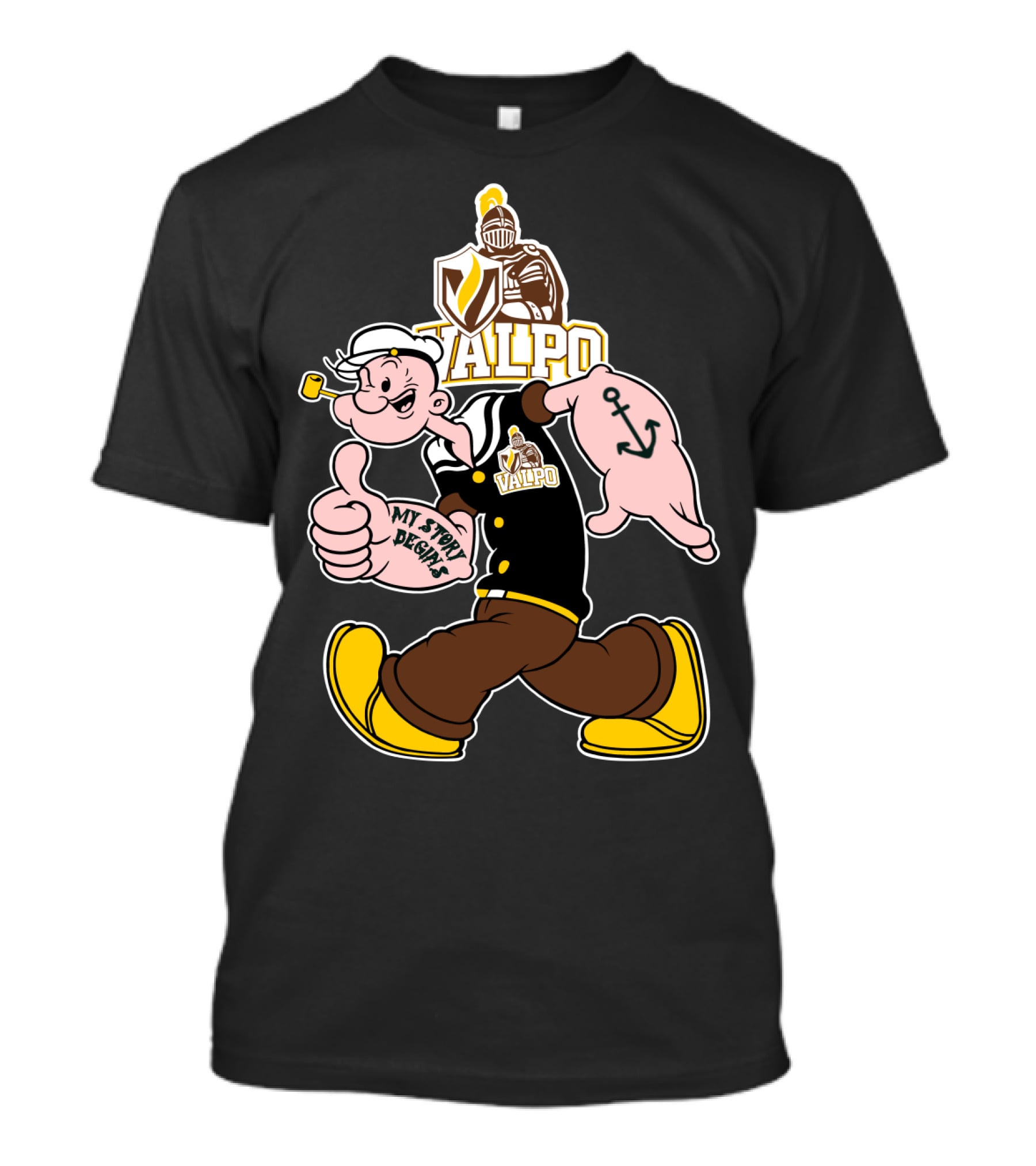 Valparaiso Crusaders Valpo My Story Begins T-Shirt