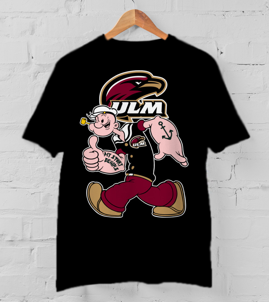 Ul Monroe Warhawks Ulm My Story Designs T-Shirt