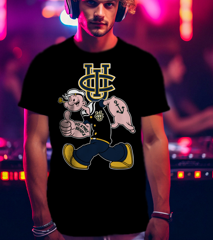 Uc Irvine Anteaters Popeye My Story Begins T-Shirt