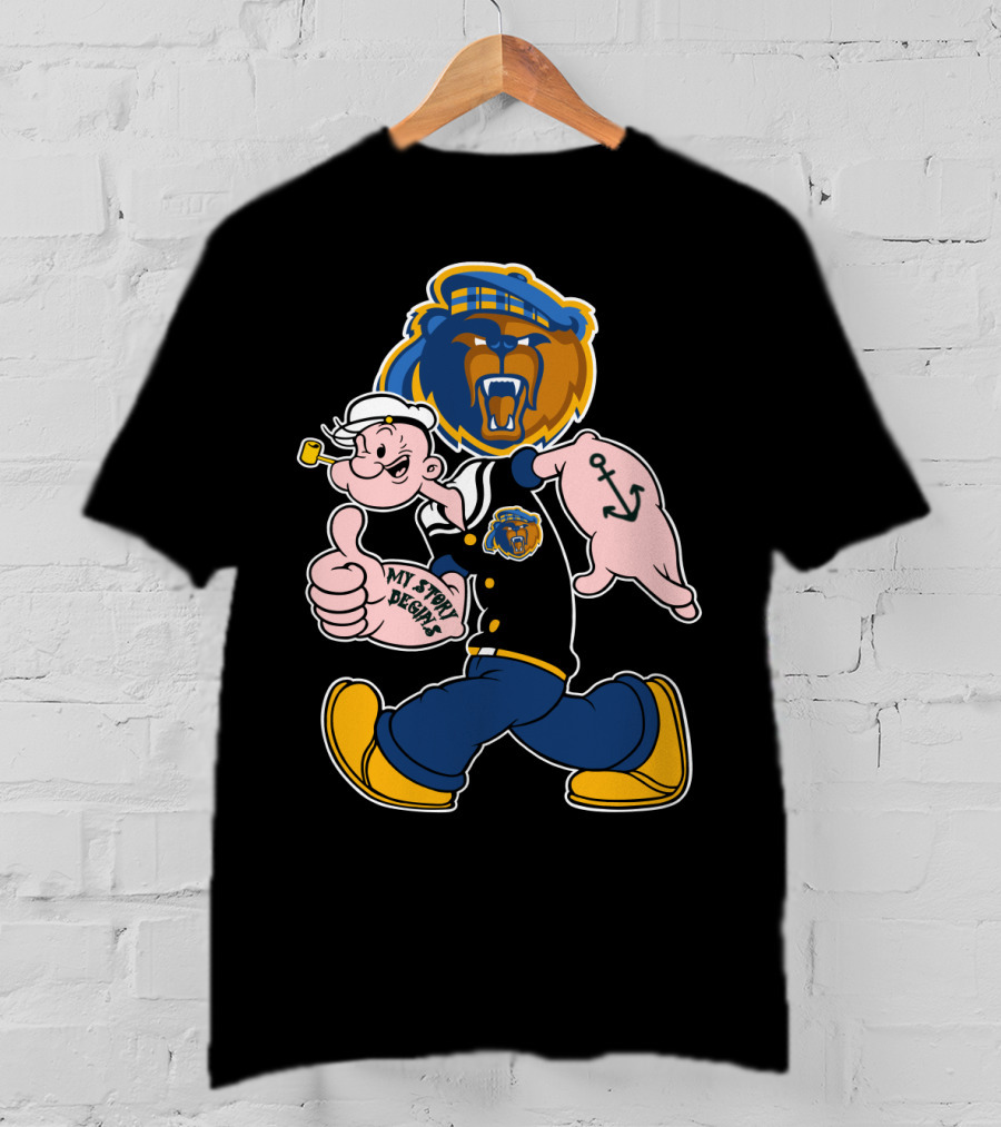 Uc Riverside Highlanders My Story Begins Sailor Bear T-Shirt