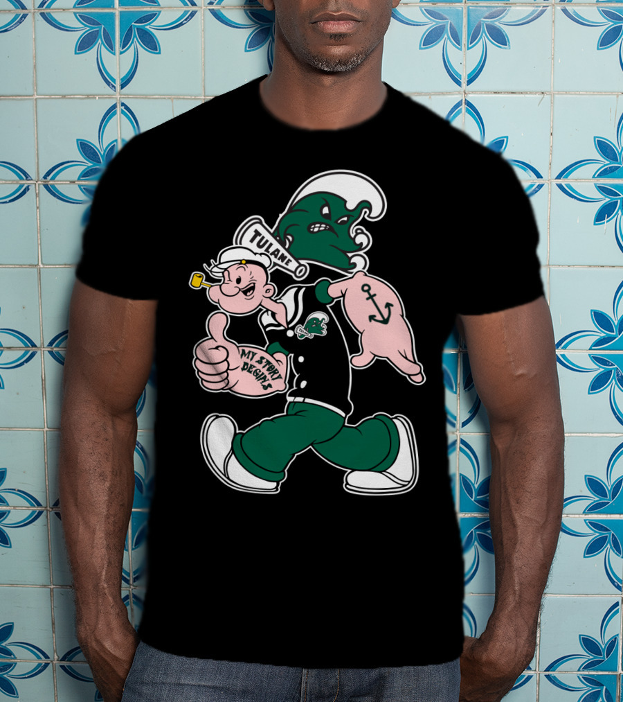 Tulane Green Wave My Story Designs T-Shirt