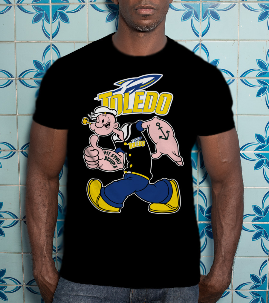 Toledo Rockets Popeye My Story Begins T-Shirt