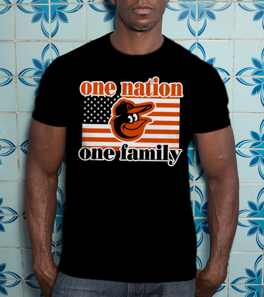 One Nation One Family 59 Baltimore Orioles T-Shirt