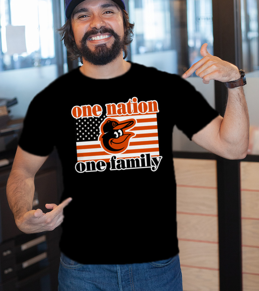 One Nation One Family 59 Baltimore Orioles T-Shirt