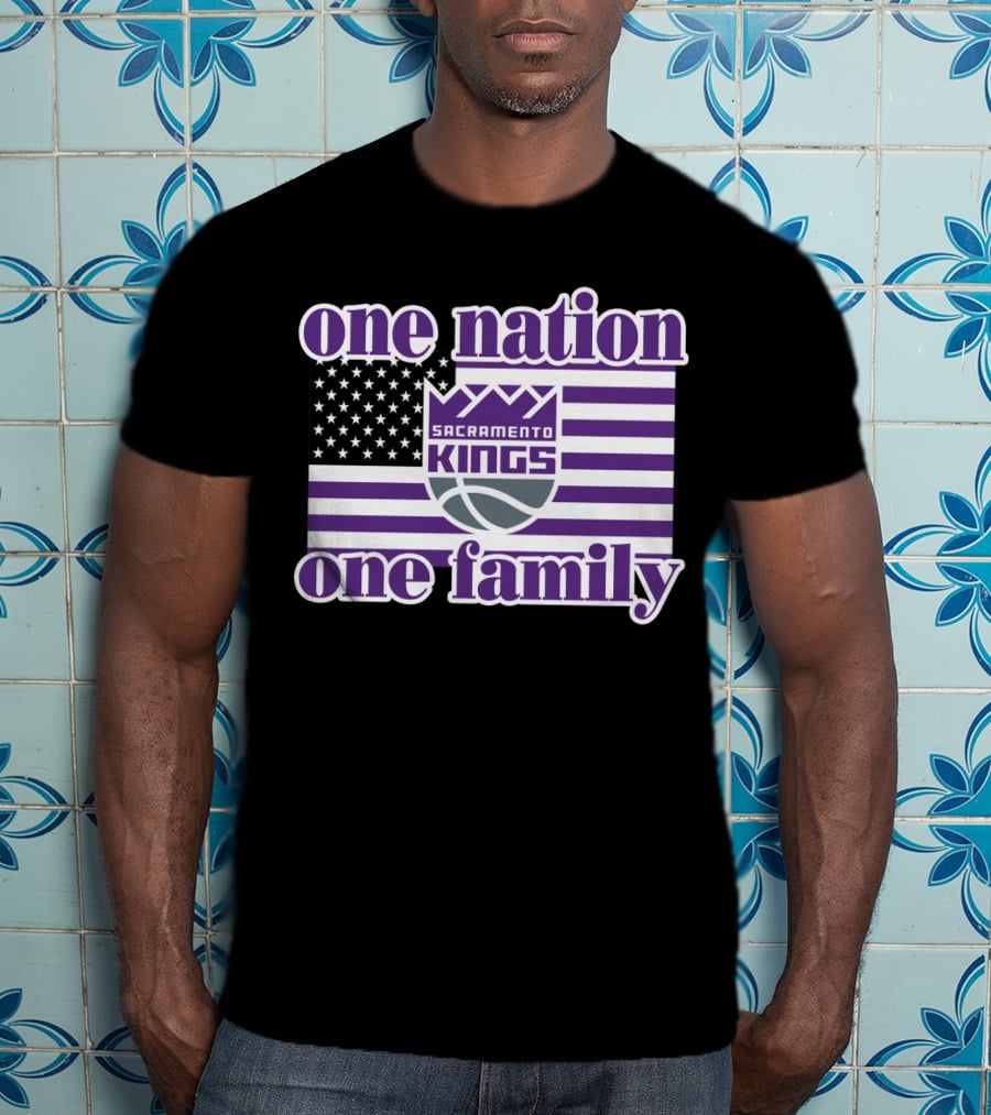Sacramento Kings One Nation One Family T-Shirt