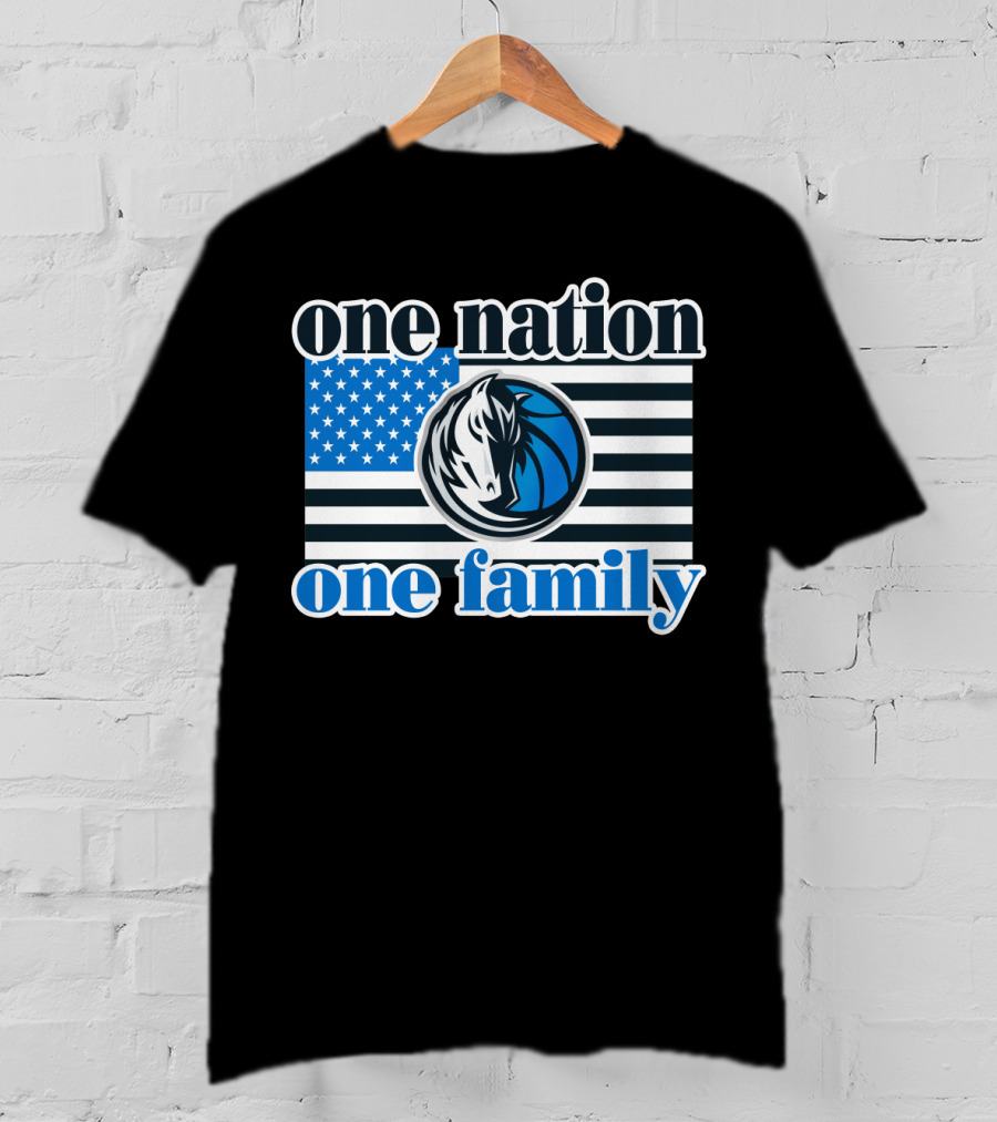 One Nation One Family 83 Dallas Mavericks T-Shirt
