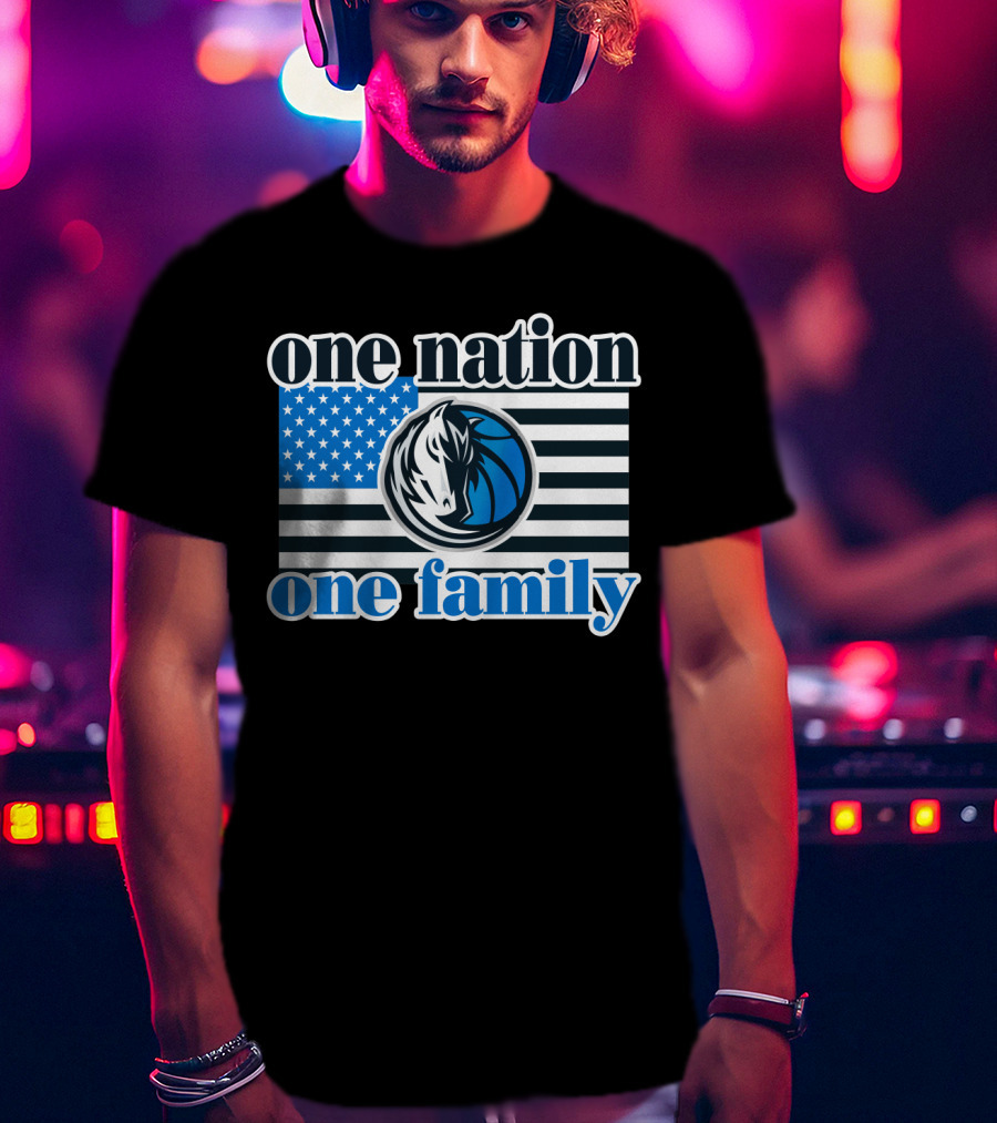 One Nation One Family 83 Dallas Mavericks T-Shirt