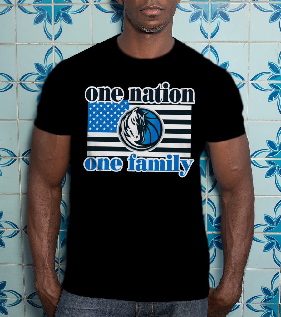 One Nation One Family 83 Dallas Mavericks T-Shirt