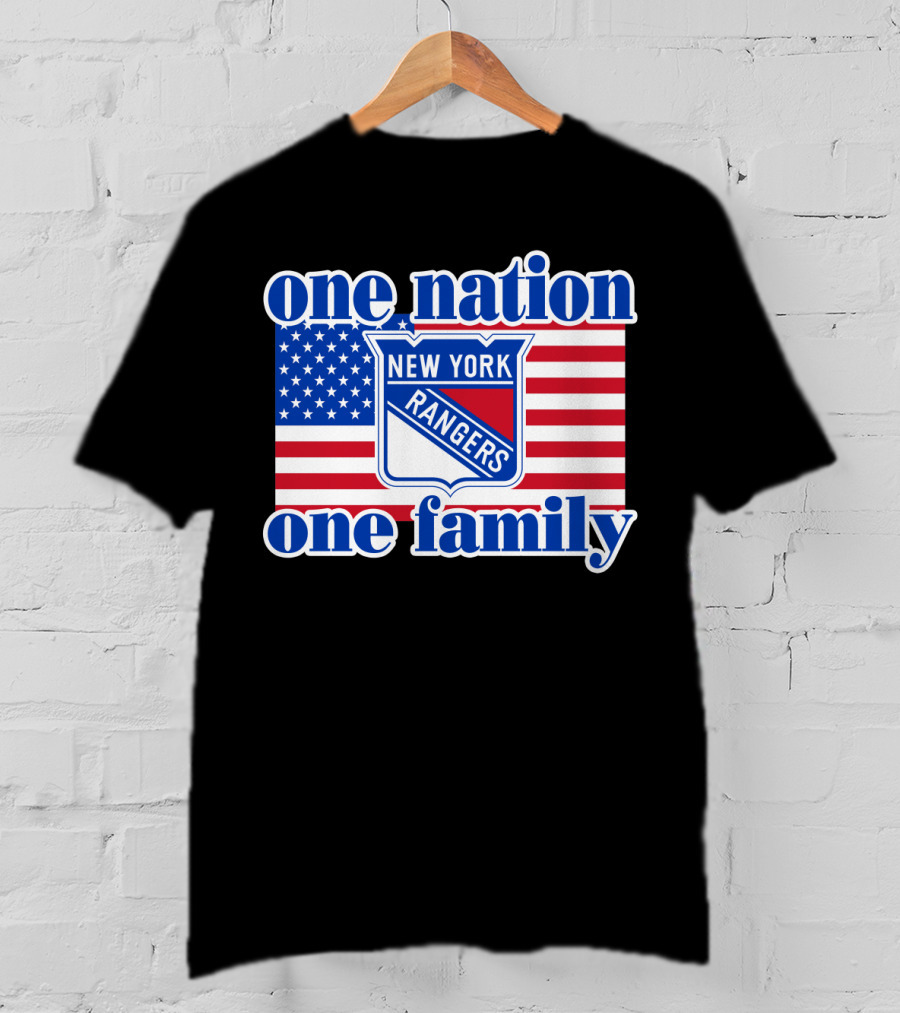 New York Rangers One Nation One Family 97 T-Shirt