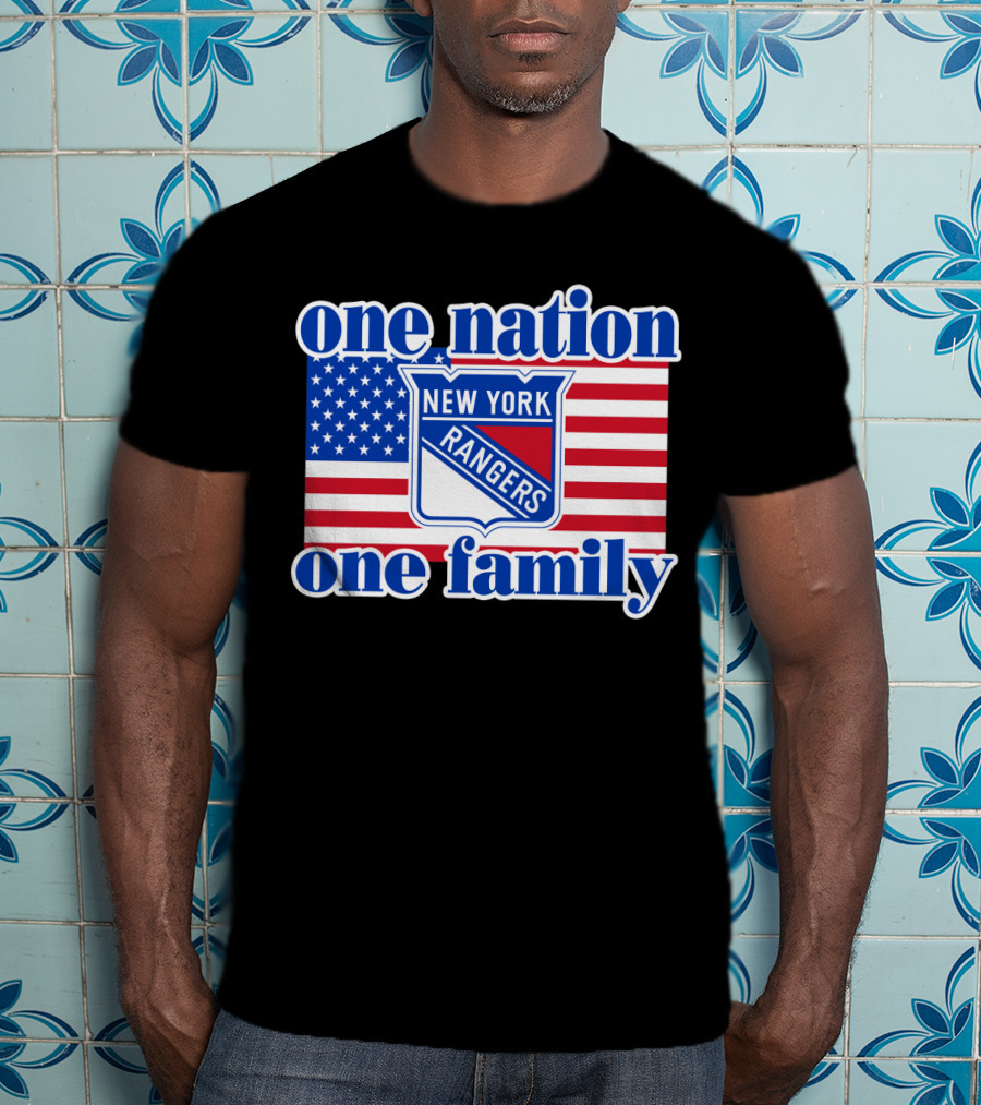 New York Rangers One Nation One Family 97 T-Shirt