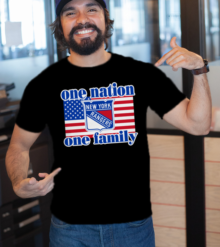 New York Rangers One Nation One Family 97 T-Shirt