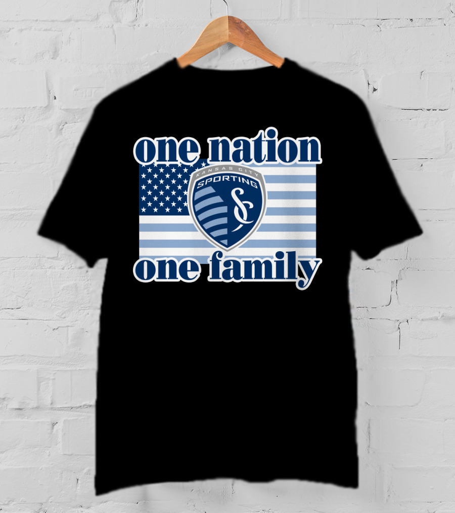 One Nation One Family Sporting Kansas City T-Shirt