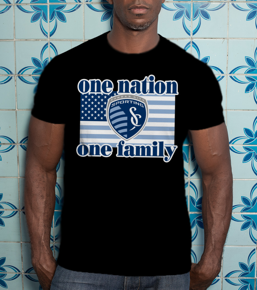 One Nation One Family Sporting Kansas City T-Shirt
