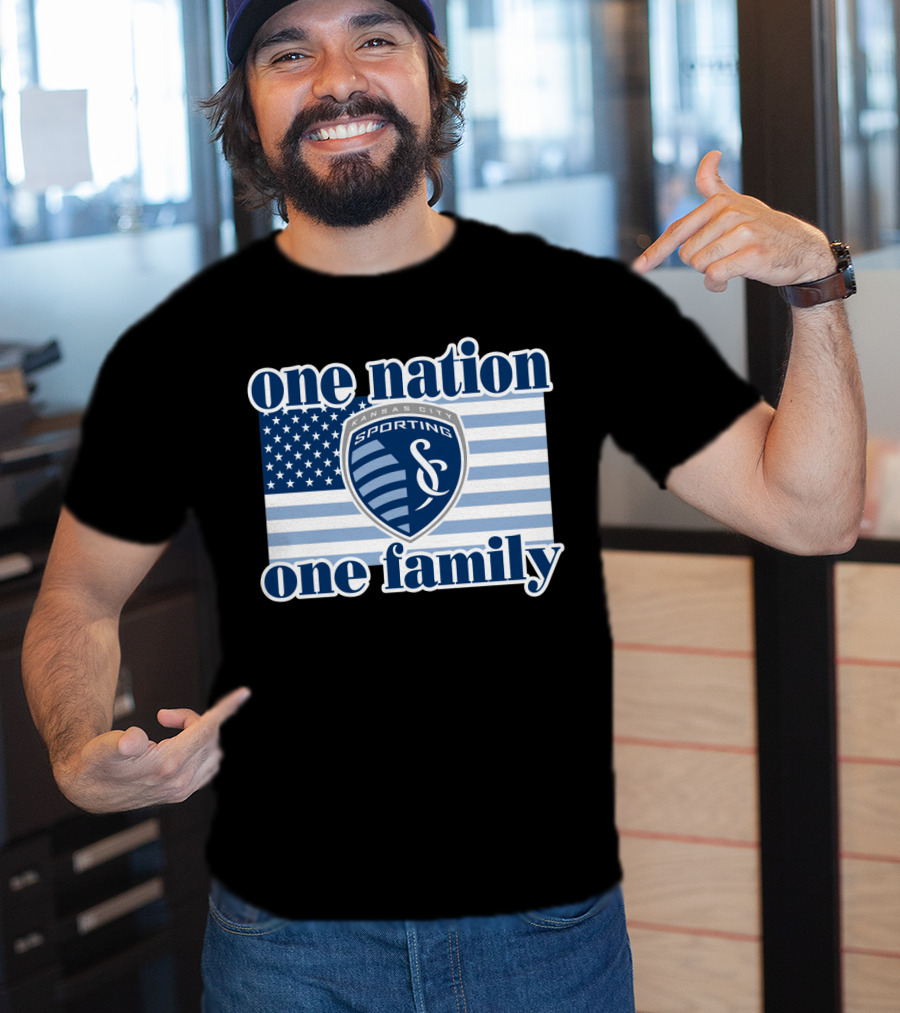 One Nation One Family Sporting Kansas City T-Shirt