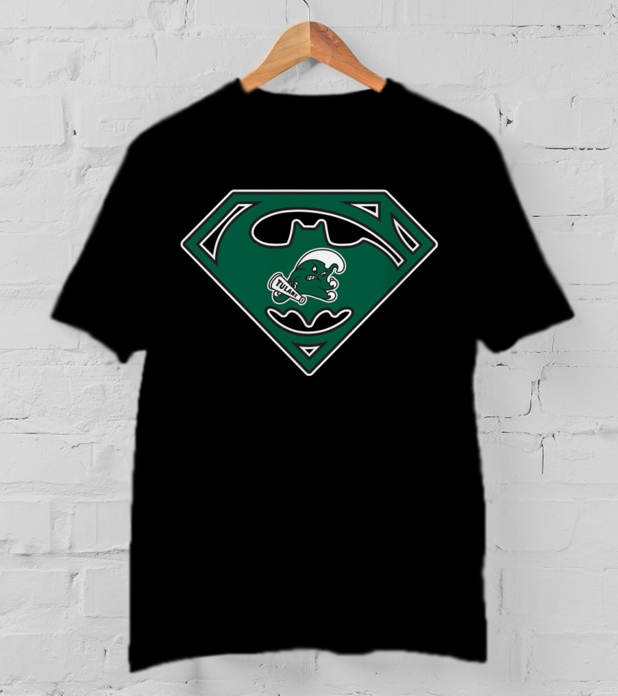 Superman Tulane Green Wave T-Shirt