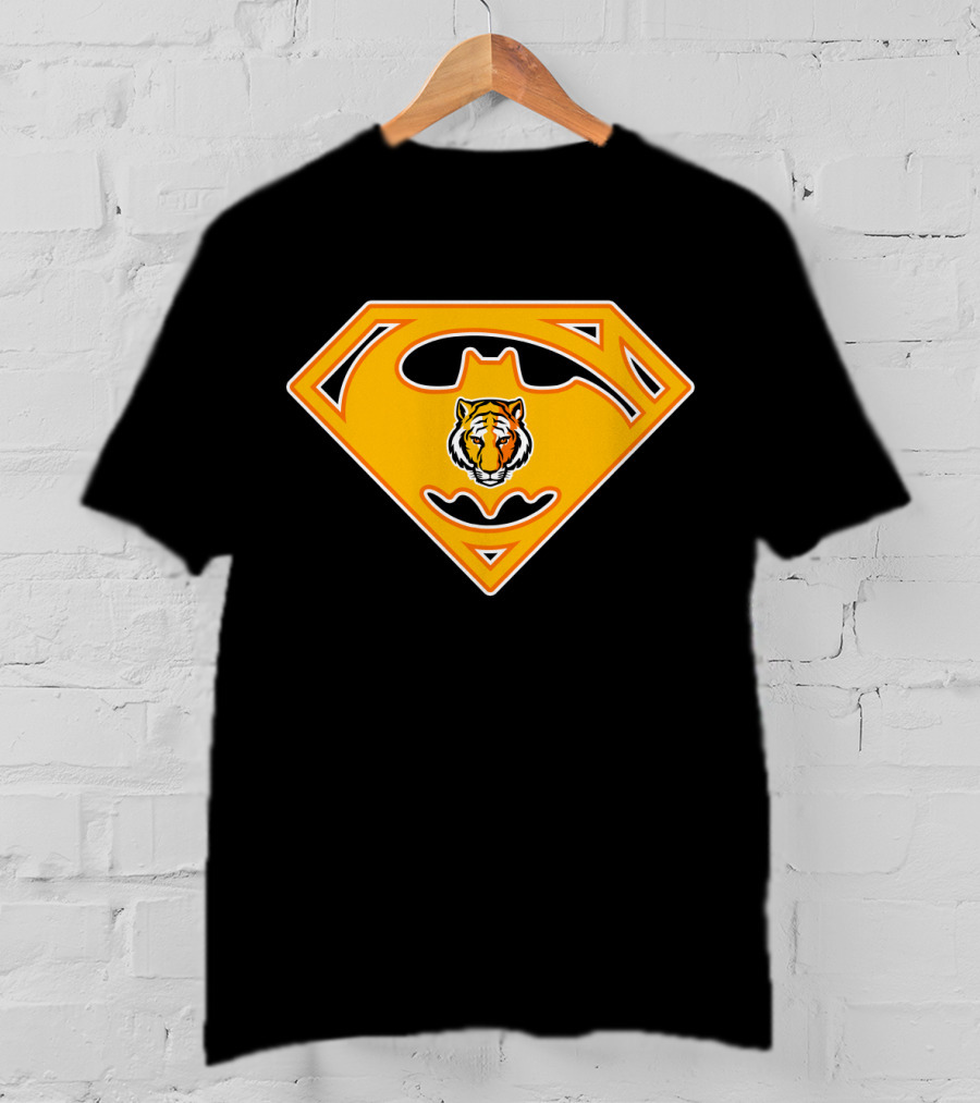 Depauw Tigers 80 Superman Batman T-Shirt