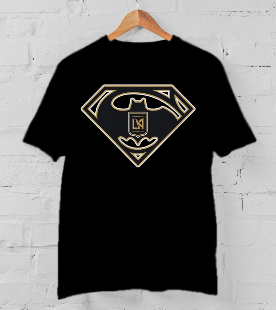 Superman Batman Los Angeles Fc Soccer Club Crest T-Shirt