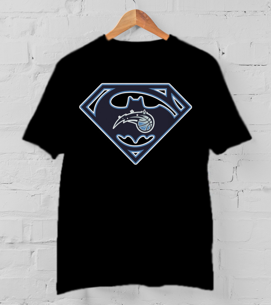 Orlando Magic Superman Batman Logo Mashup T-Shirt