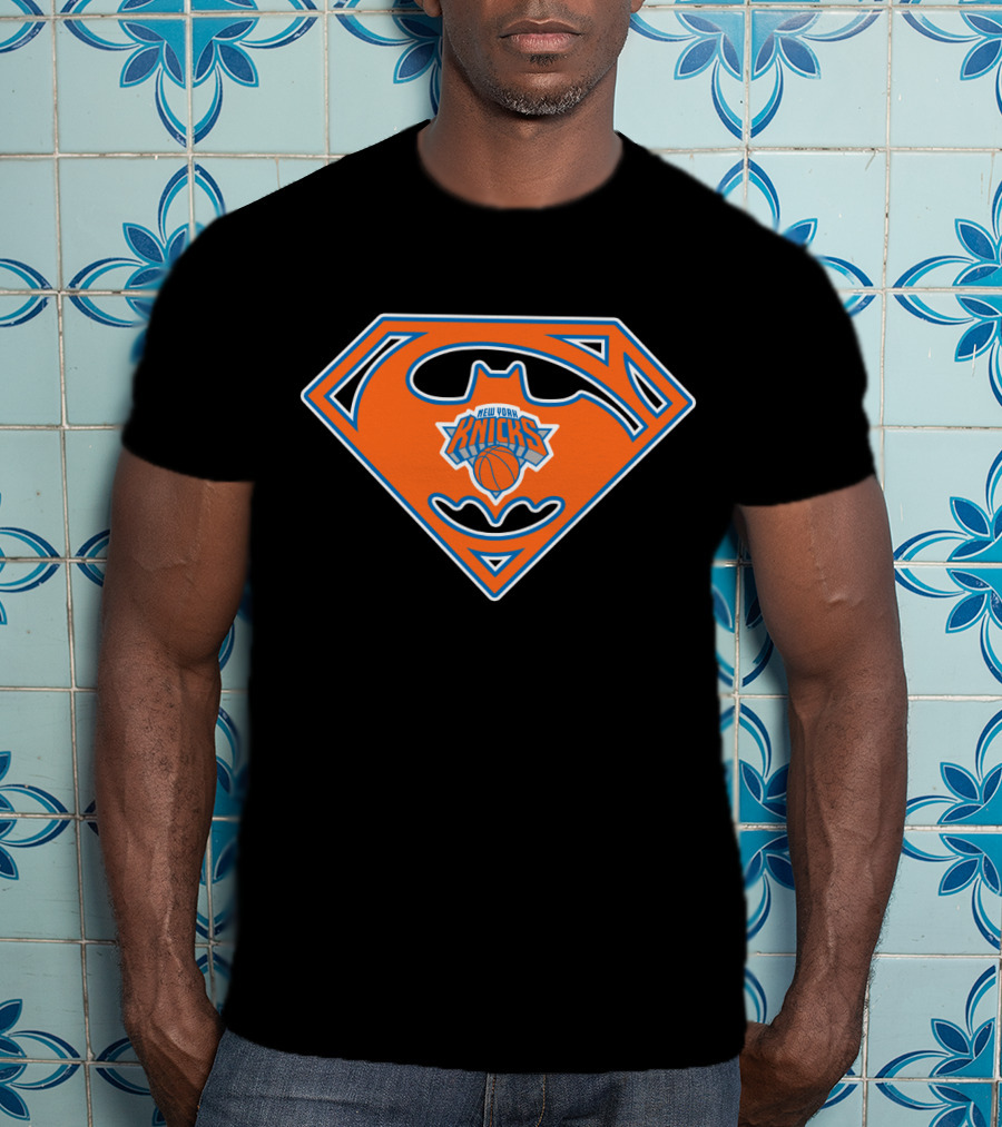 New York Knicks Super Batman Basketball T-Shirt