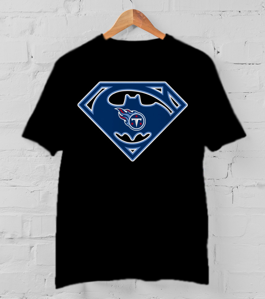 Tennessee Titans Superhero Logo 221 T-Shirt