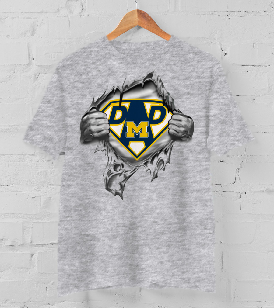 Dungeons And Dragons Michigan Logo Superman Style T-Shirt
