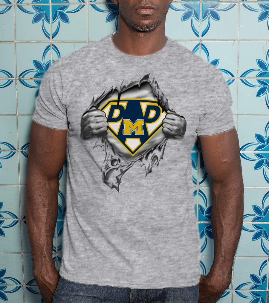 Dungeons And Dragons Michigan Logo Superman Style T-Shirt