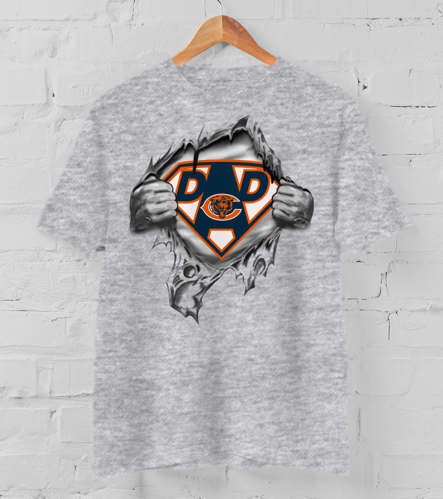 Super Dad Chicago Bears Fan T-Shirt