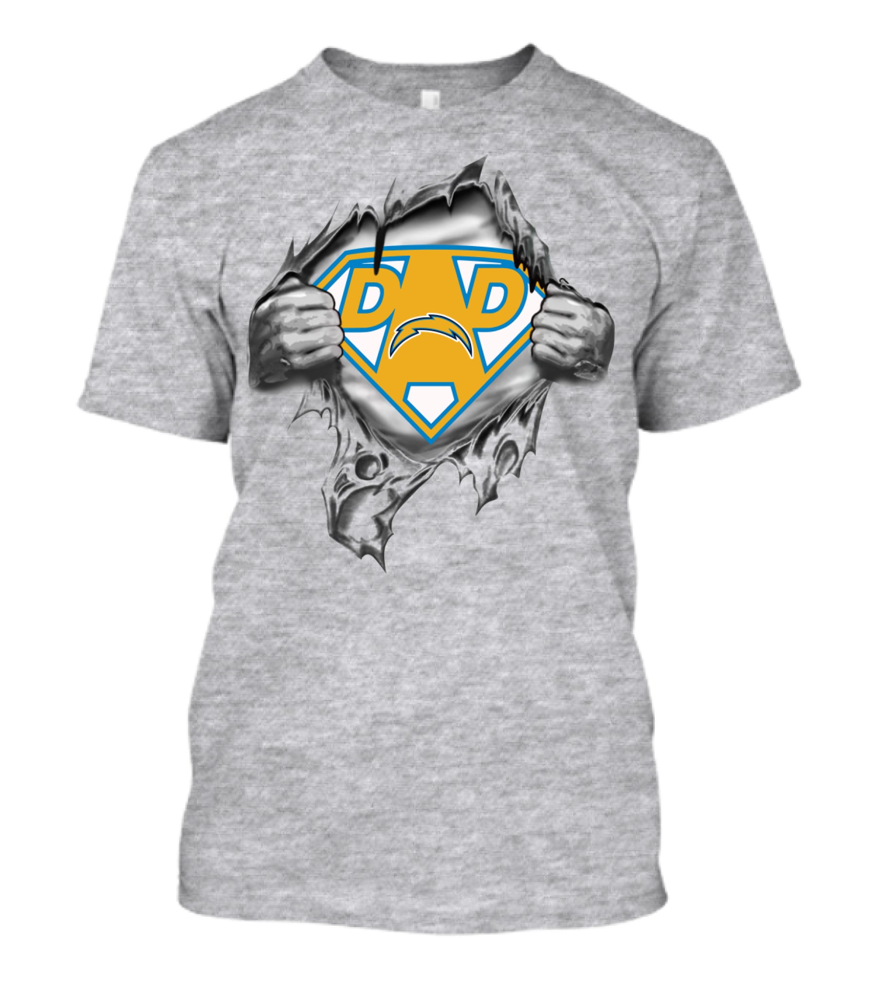 Super Dad Chargers Shield T-Shirt