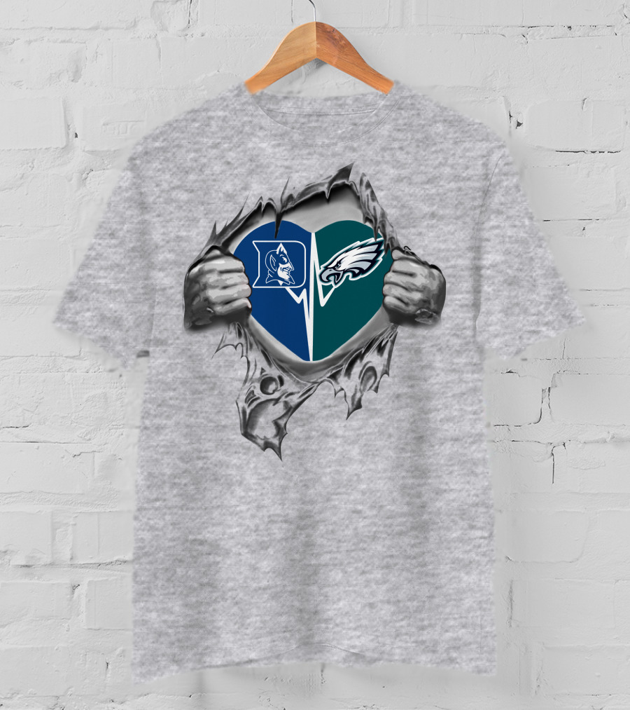 Eagles Duke Heart Logo Passion T-Shirt