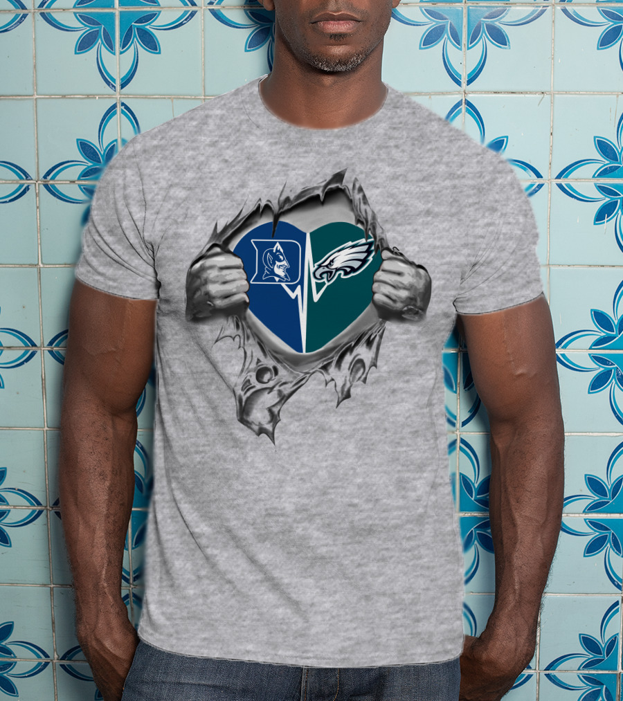 Eagles Duke Heart Logo Passion T-Shirt