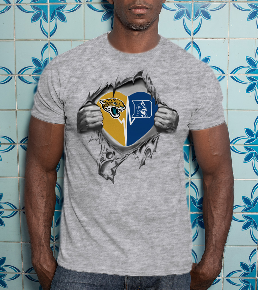 Jaguars Duke It's In My Heart Passion Revealed Through Iconic Team T-Shirt