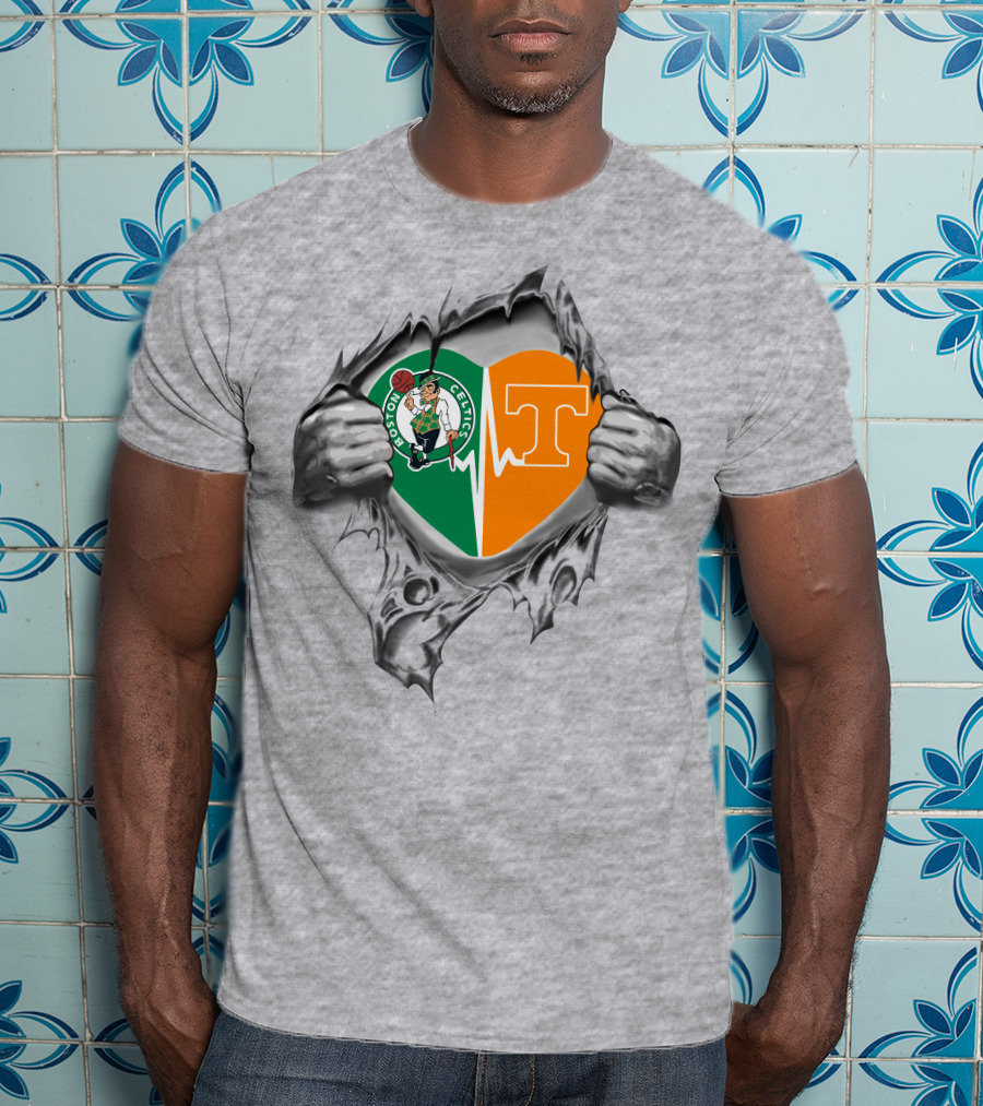 Boston Celtics Tennessee Heartbeat Unveiled T-Shirt