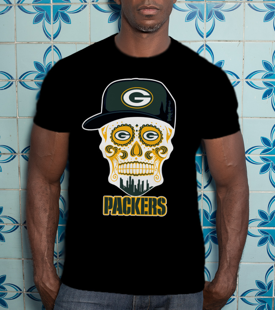 Packers Skull Green Bay Funny T-Shirt