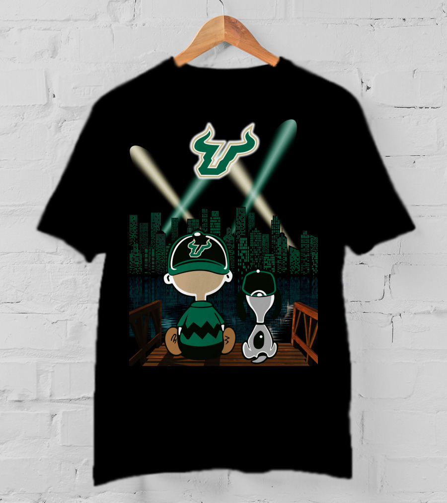 South Florida Bulls Nighttime Skyline Adventure T-Shirt
