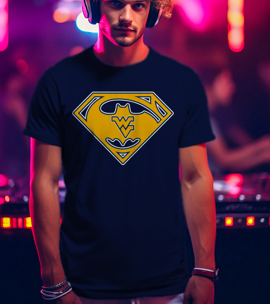 Wv 7 West Virginia Mountaineers Superhero T-Shirt