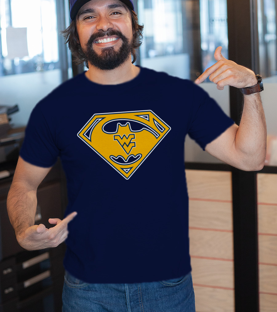 Wv 7 West Virginia Mountaineers Superhero T-Shirt
