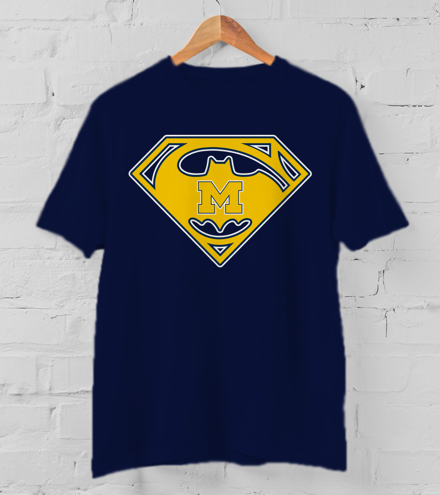 Michigan Wolverines 49 Super Bat T-Shirt