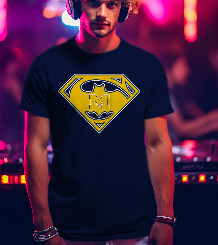 Michigan Wolverines 49 Super Bat T-Shirt