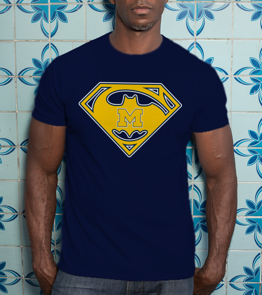 Michigan Wolverines 49 Super Bat T-Shirt
