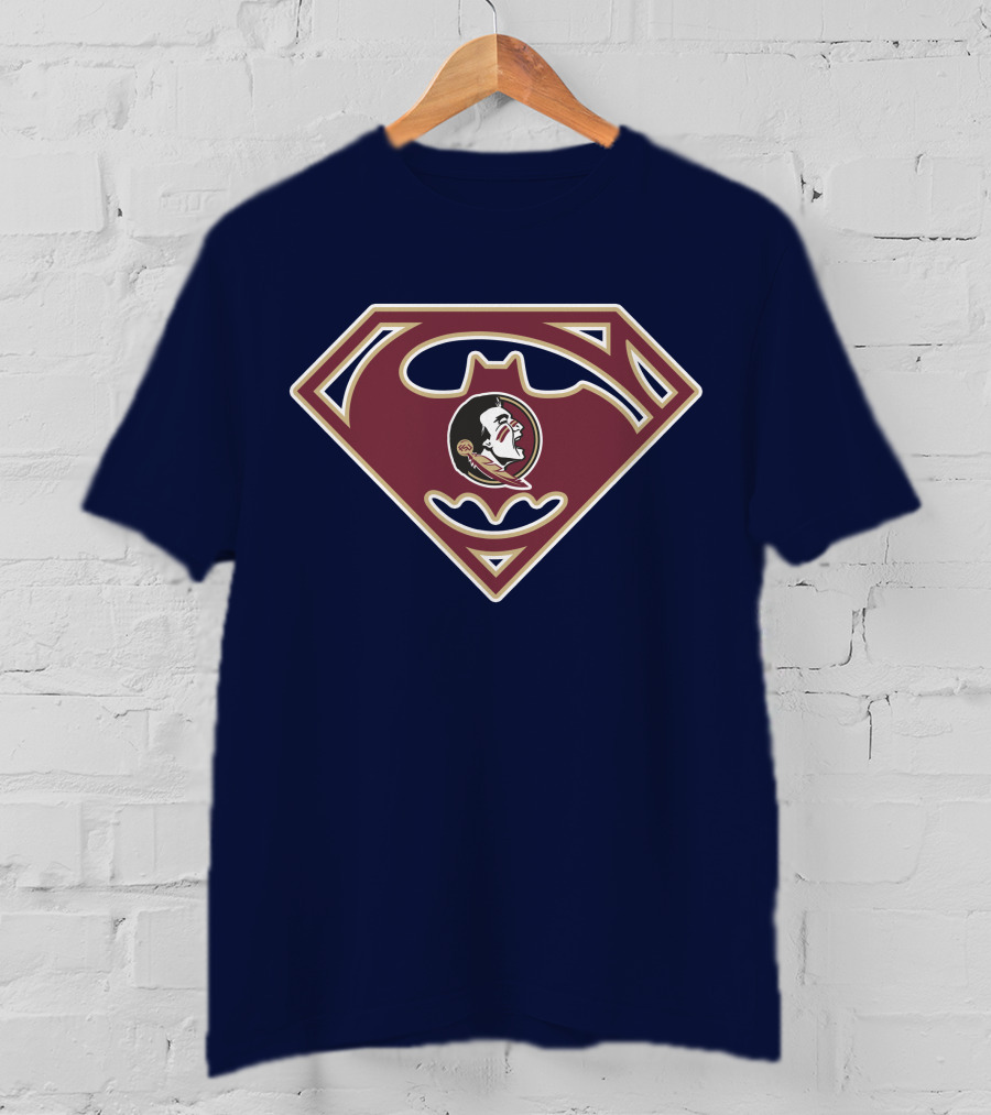 Florida State Seminoles Batman Superman T-Shirt