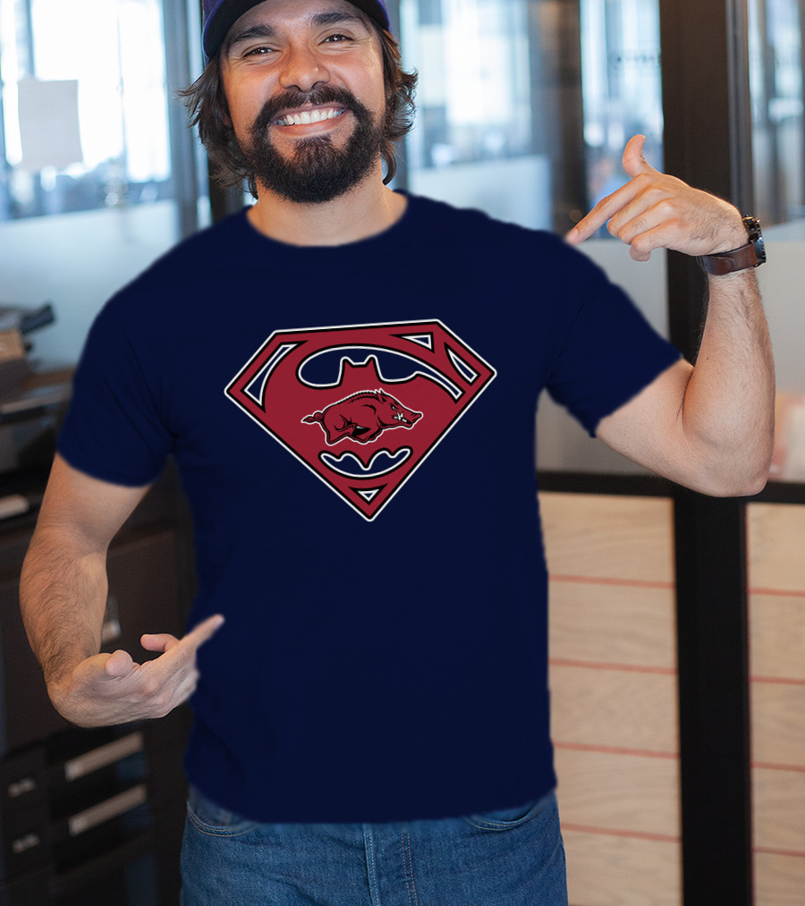 Arkansas Razorbacks 1995 Superman T-Shirt