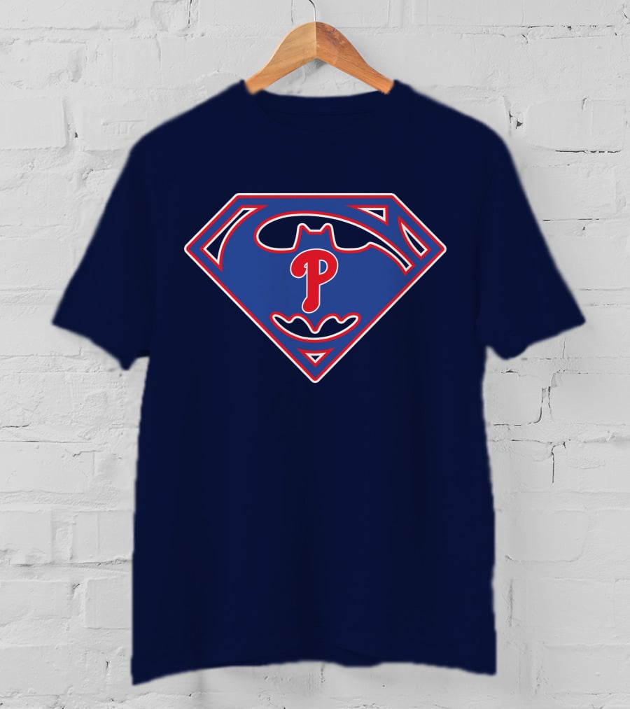 Phillies Superhero Emblem Fusion T-Shirt