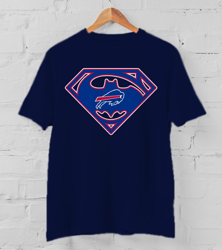 Buffalo Bills Superman Batman Logo Icon T-Shirt