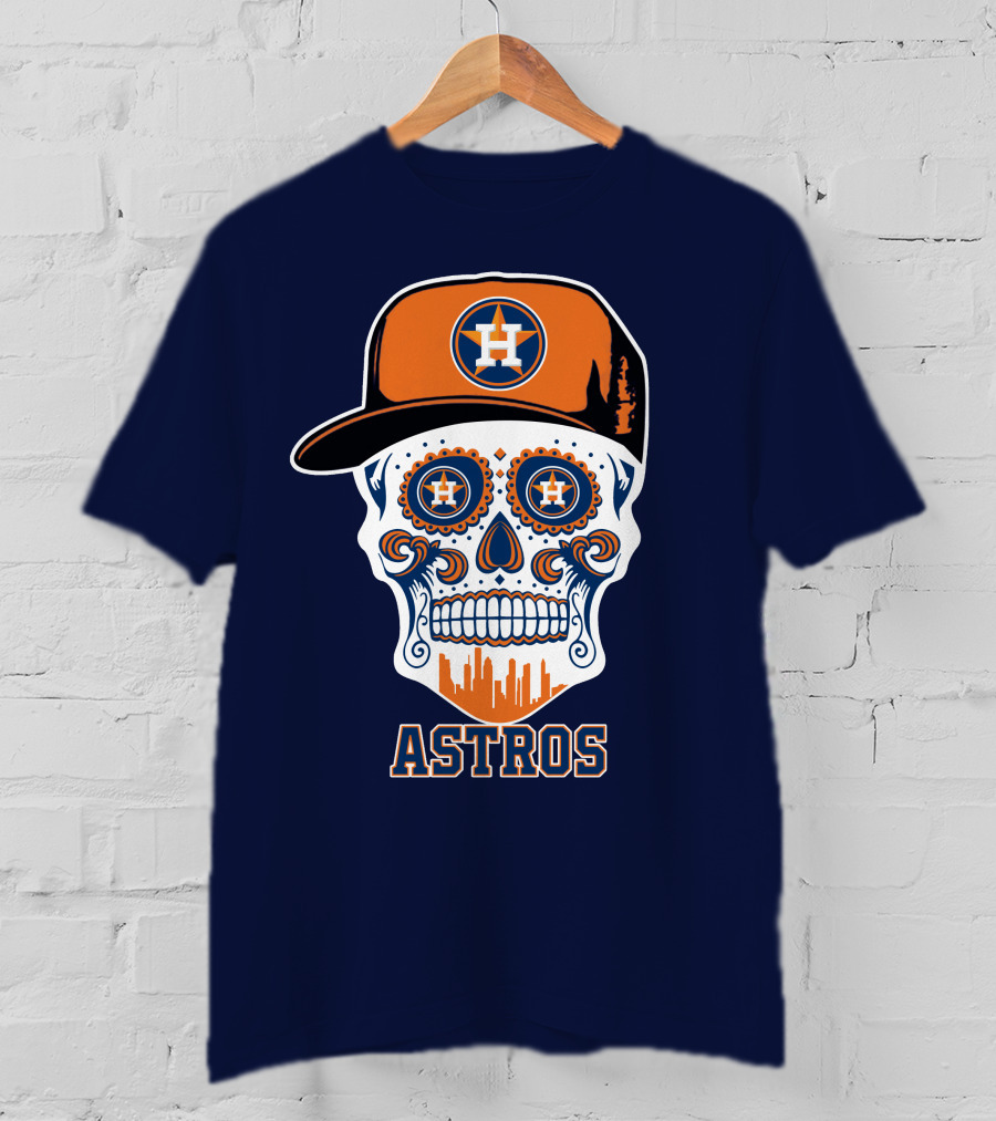 Houston Astros Skull Iconography 331 T-Shirt